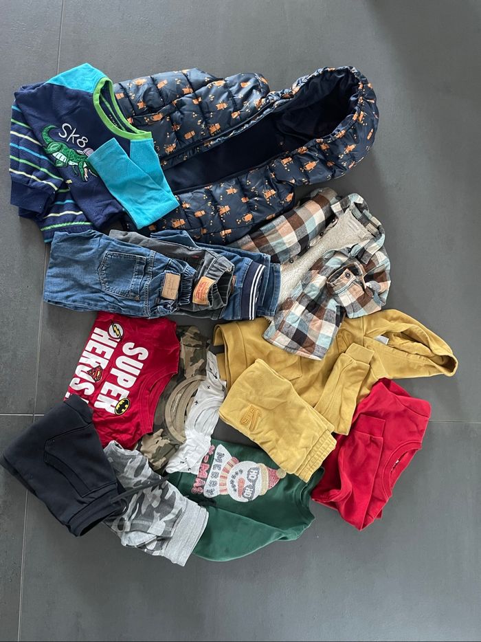 Lot vêtements hiver garçon 2-3ans