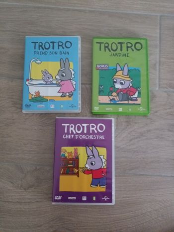 Lot de 3 dvd Trotro