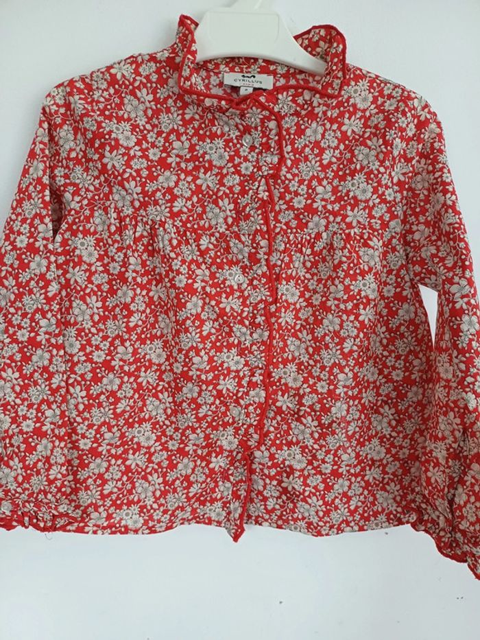 Blouse liberty cyrillus 6 ans - photo numéro 3