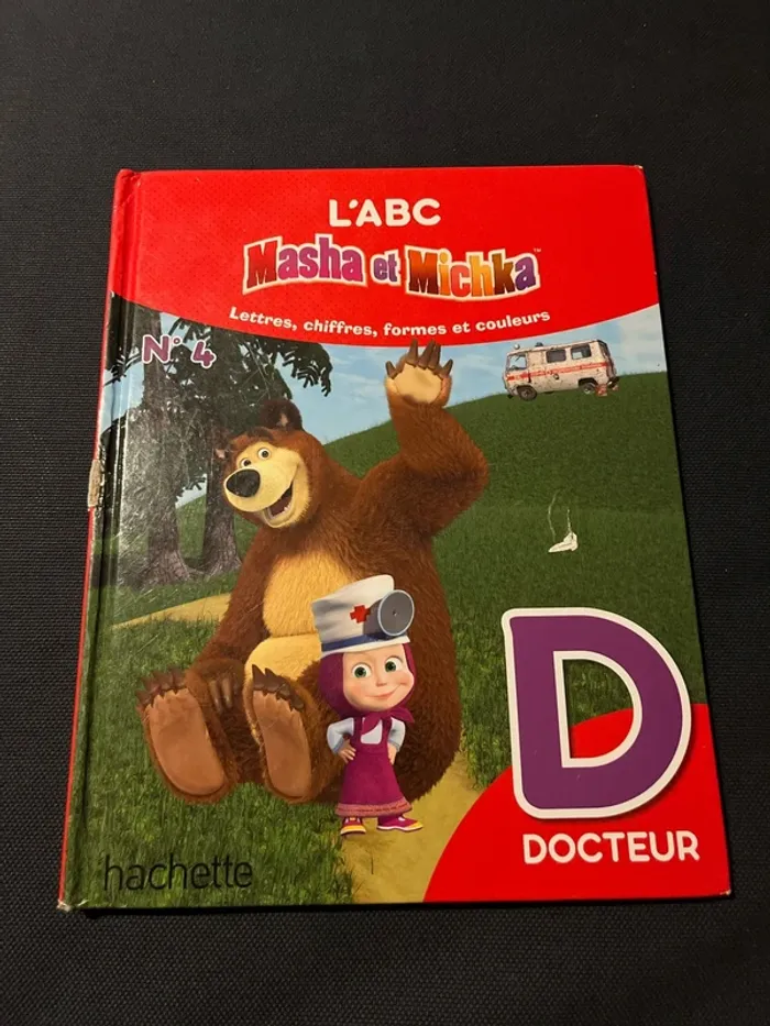Livre pour enfants masha et michka l’abecedaire D