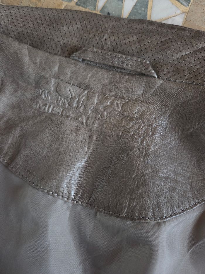 Veste en cuir mise au Green xxl homme - photo numéro 9
