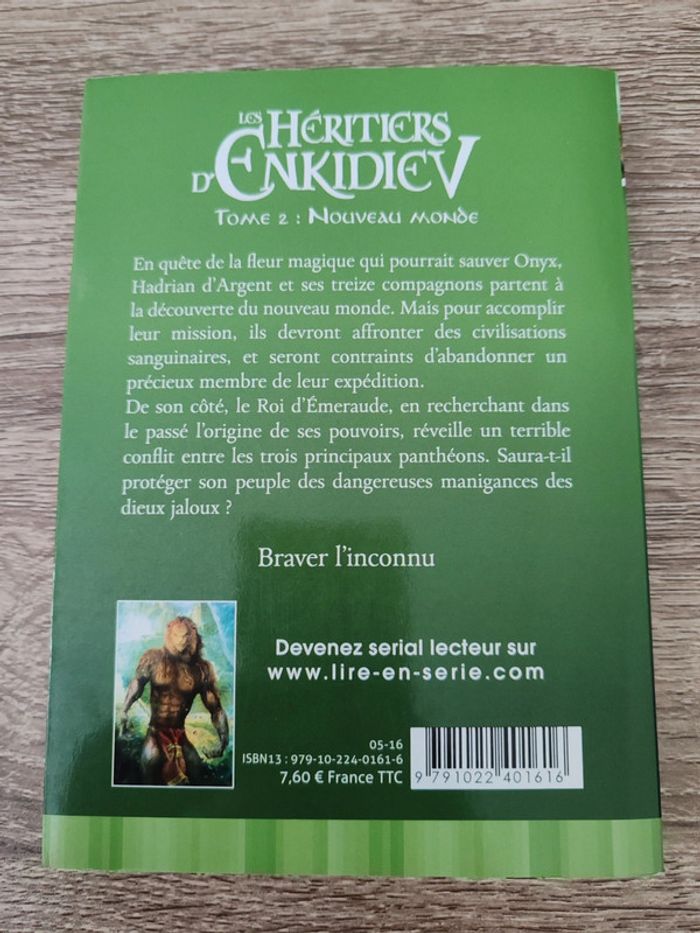 Anne Robillard 🟣 Les héritiers d'Enkidiev T2 Nouveau monde - photo numéro 2