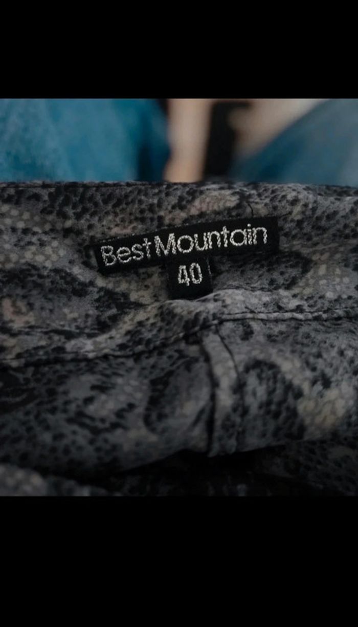 Pantalon python en tissu souple gris foncé Best Mountain - photo numéro 3