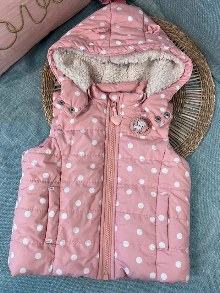 Doudoune sans manches taille 3 ans