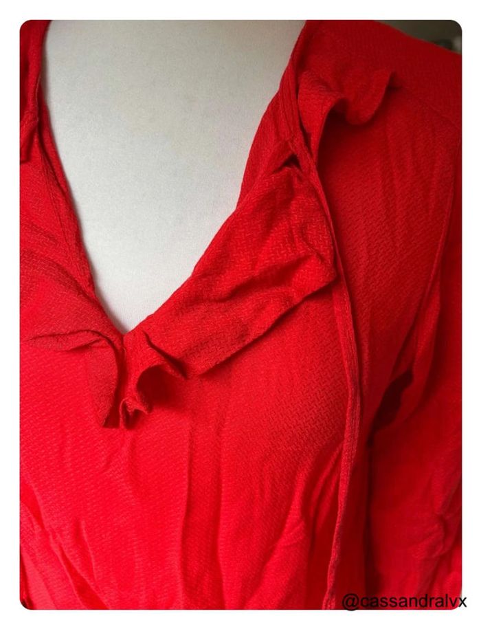 Blouse rouge - Promod - photo numéro 3