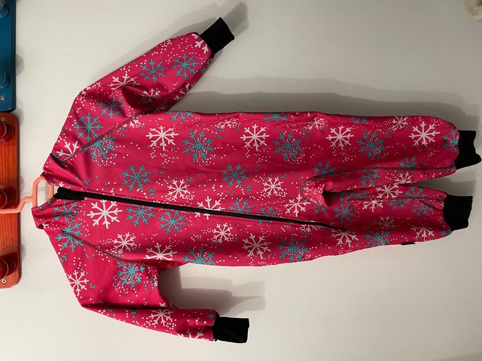 Combinaison étanche IELM 110cm (4-5 ans) rose flocons - photo numéro 2