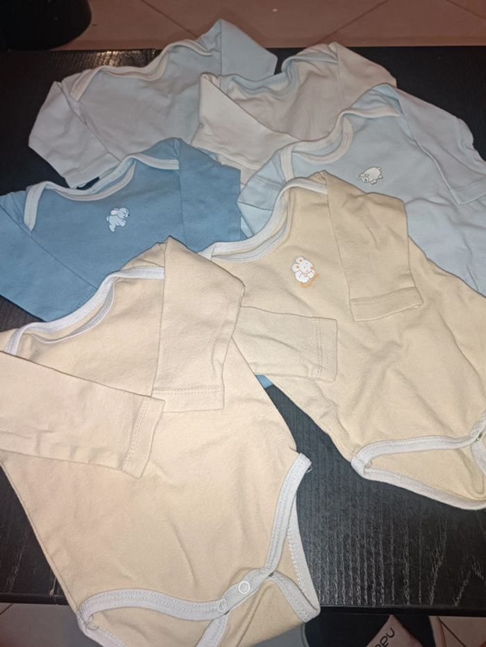 Lot de 6 bodies carrefour 3 mois - photo numéro 4