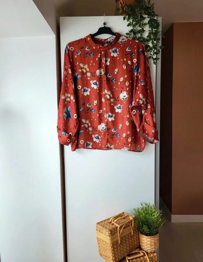 🌼 Blouse fleuries femme taille 42, Morgan 🌼