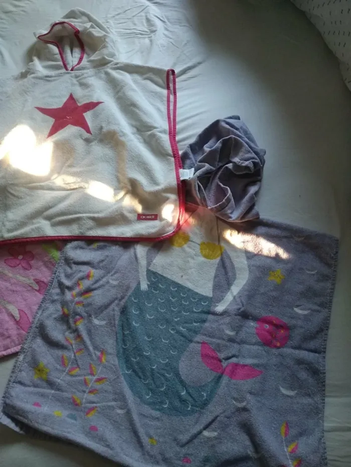 Lot de 3 Capes de Bains - photo numéro 2