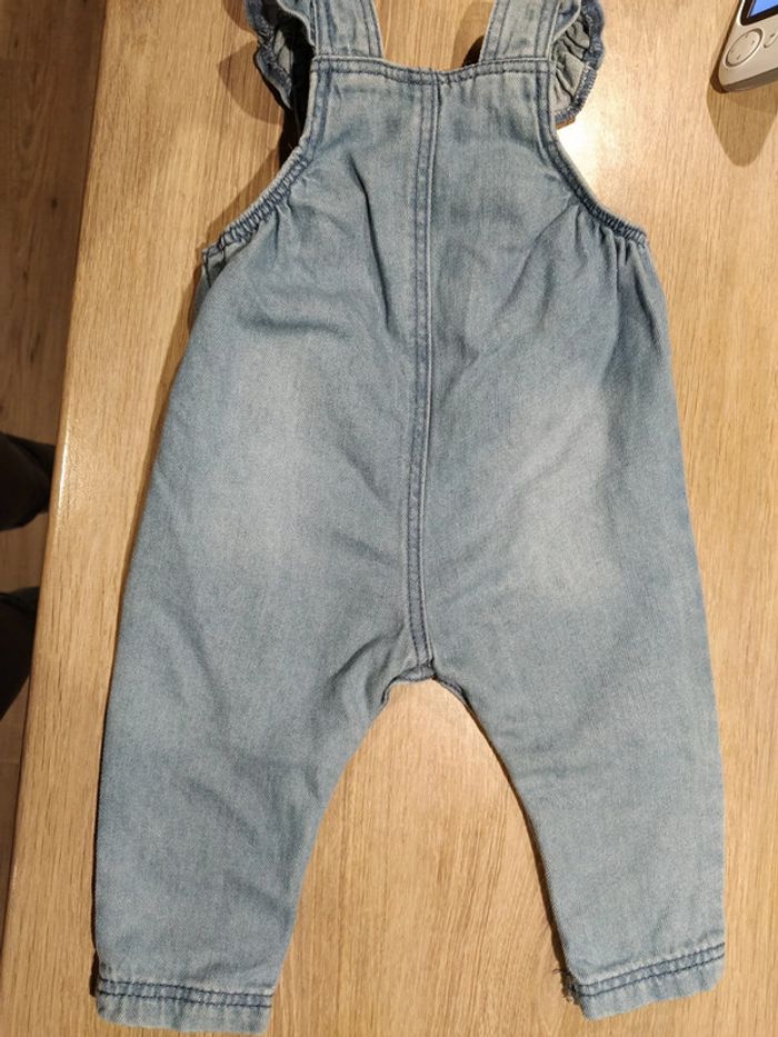 Salopette jean fille - photo numéro 2