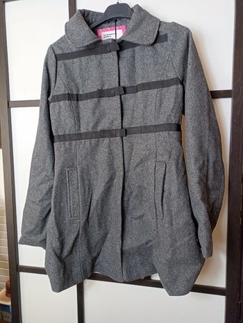 Manteau gris taille 11-12 ans