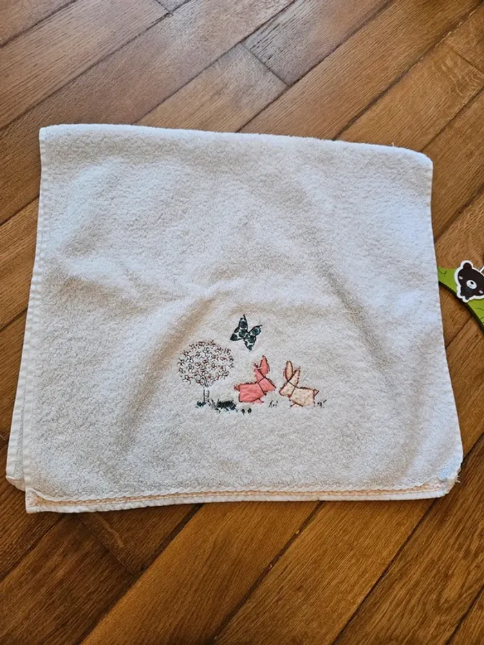 Serviette de toilette Carré Blanc - photo numéro 3