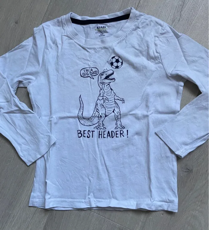 Tee shirt manches longues kiabi
