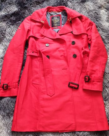 Trench rouge femme XXS Superdry