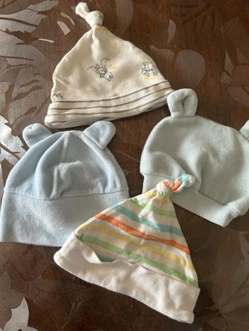 Lot de bonnets 0-3 mois
