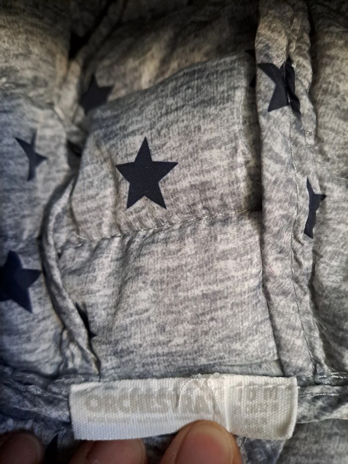 Blouson doudoune gris étoiles 18M Orchestra - TBE - photo numéro 3