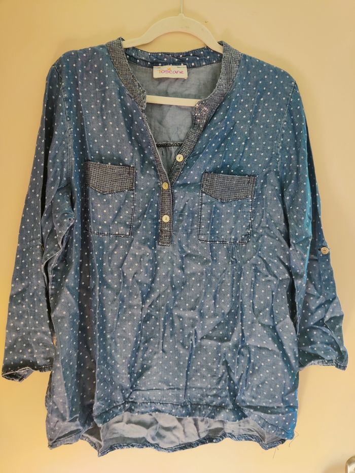 Tunique lyocell jean t48