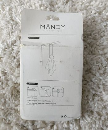 2 crochets de portes de 5.7 X 4 cm en acier inoxydable