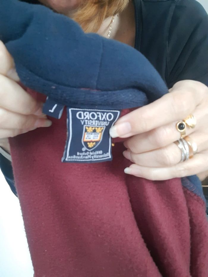 Hoodies Oxford University L tbe #lora11hommeL - photo numéro 2