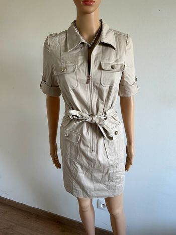 Robe beige neuve à manches courtes Morgan taille 38 (valeur 75€)