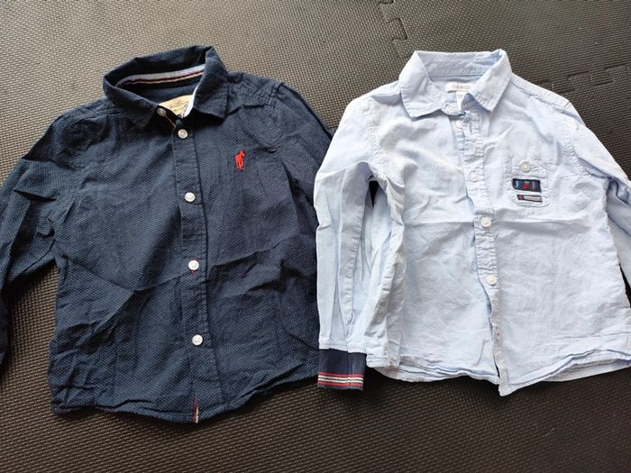 Lot de 2 chemises manches longues