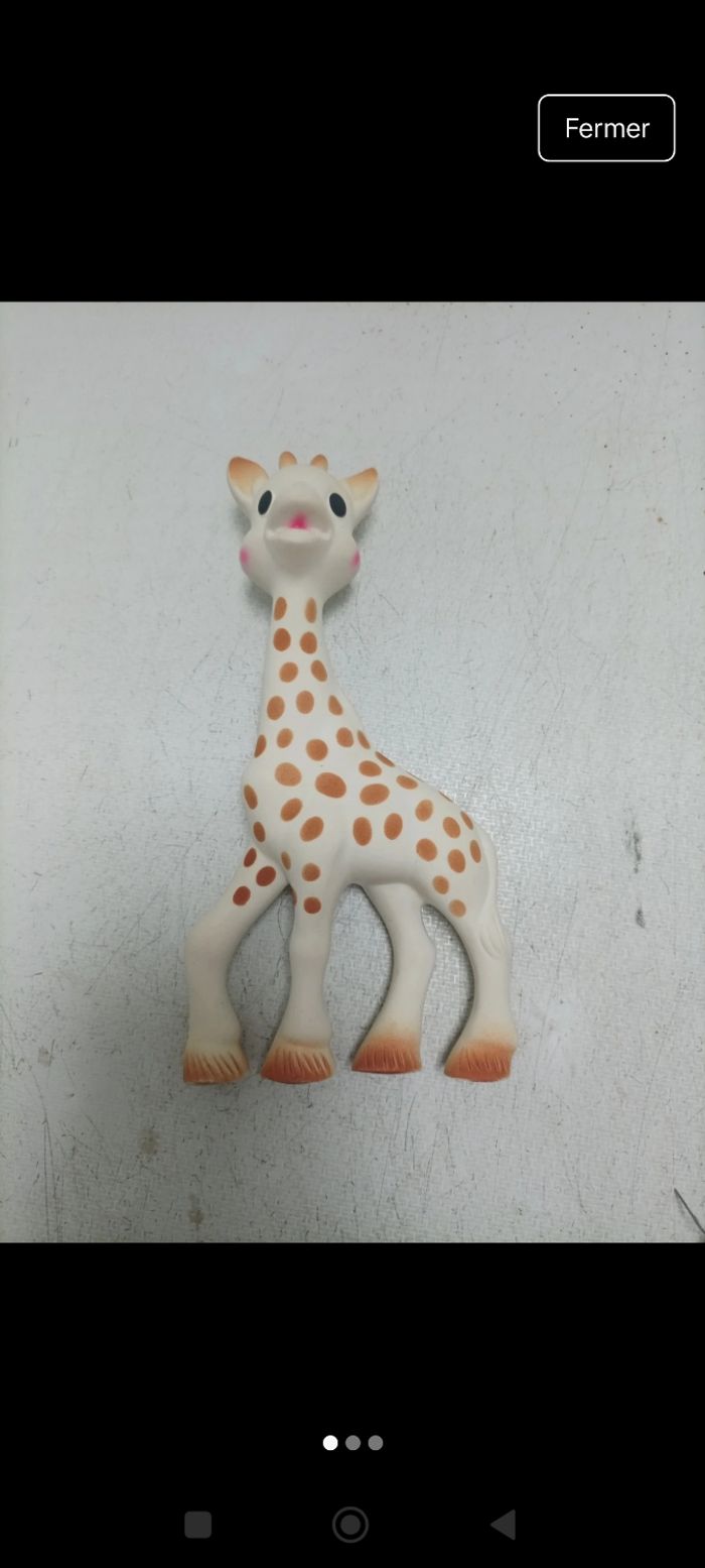 Sophie la girafe caoutchouc