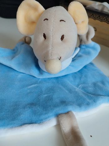 Doudou Souris bleu King Bear