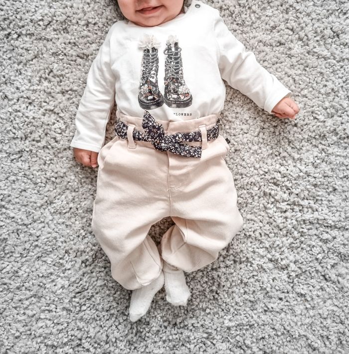 Ensemble 3pieces IKKS bébé fille 6mois - photo numéro 2