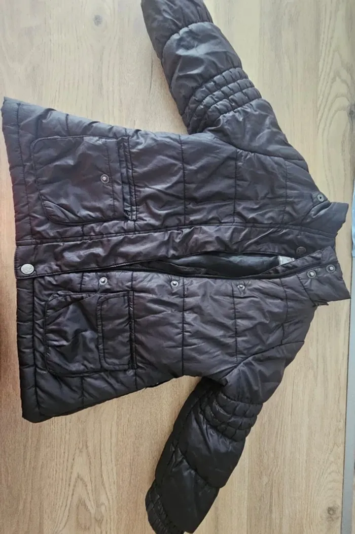 Doudoune /manteau noir taille 5 ans - photo numéro 9