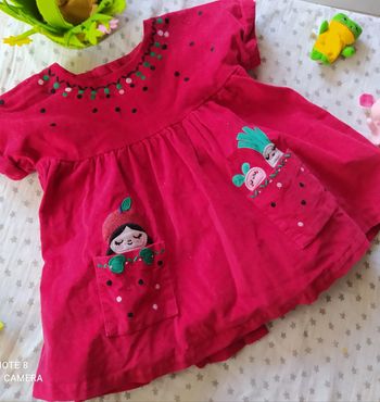 Robe velours 12 mois