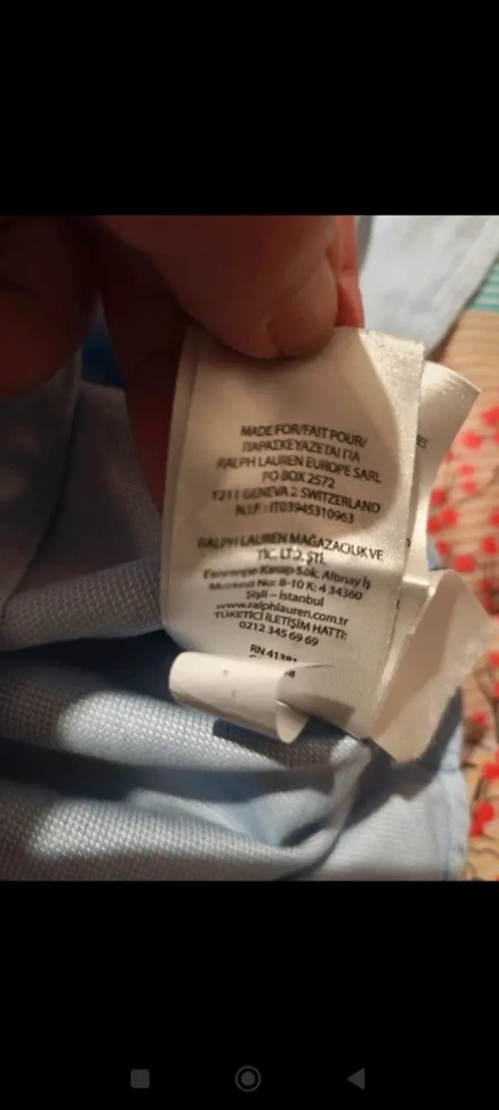 Chemise Ralph Lauren tour de cou 41 - photo numéro 6