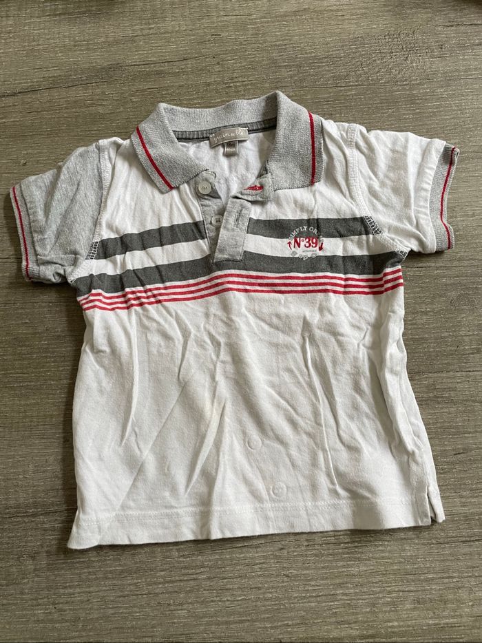 Lot de 2 polo été 18 mois - photo numéro 2