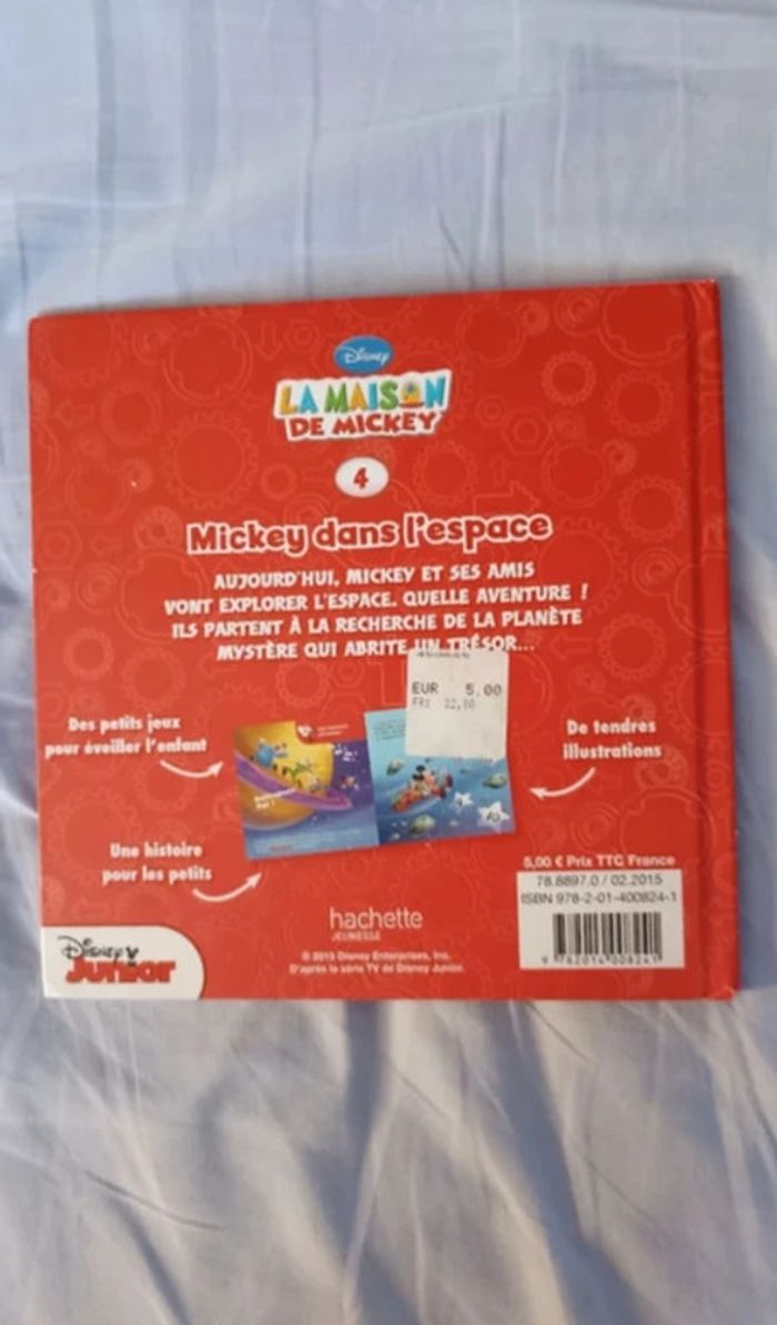 La maison de mickey ma première histoire 4 Mickey dans l'espace Bon état - photo numéro 4