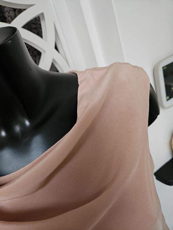 Max Mara blouse beige/rosée taille M - photo numéro 4
