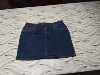 Jupe en jean taille 42 cache cache