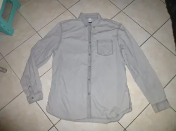chemise manche longue JULES grise taille XXL