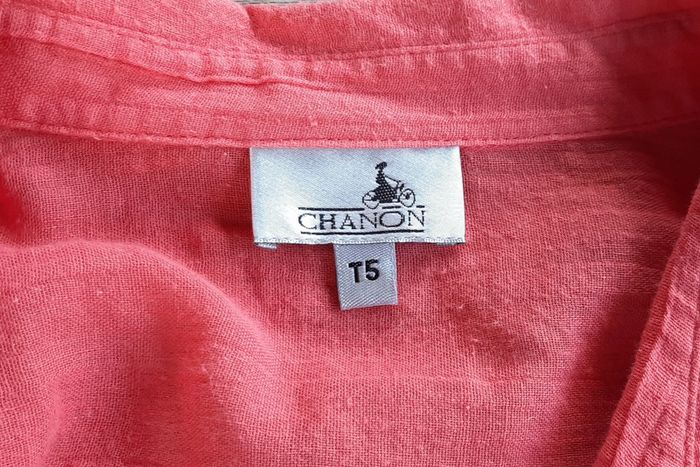 Chemisier corail Chanon taille 5 - photo numéro 4