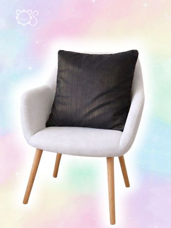 Housse coussin carré marron brillant côtelé doré - 40×40 cm