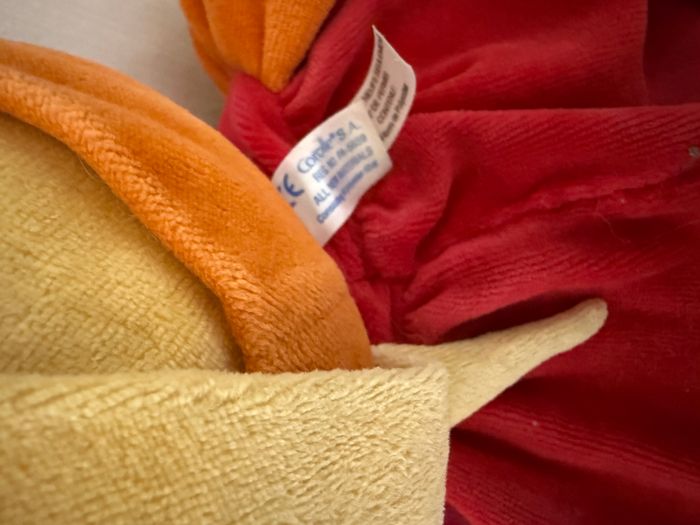 Doudou clown jaune orange rouge lune étoile COROLLE - photo numéro 6