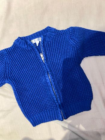 Gilet bleu électrique