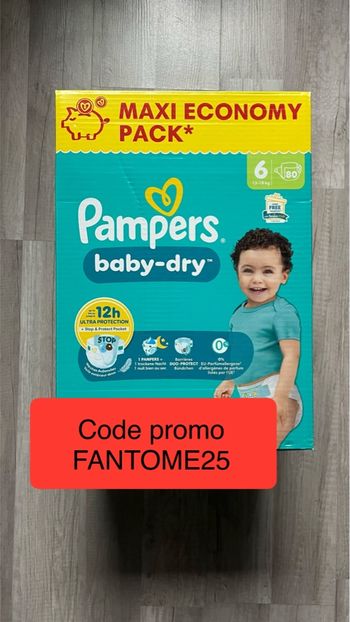 Pampers taille 6