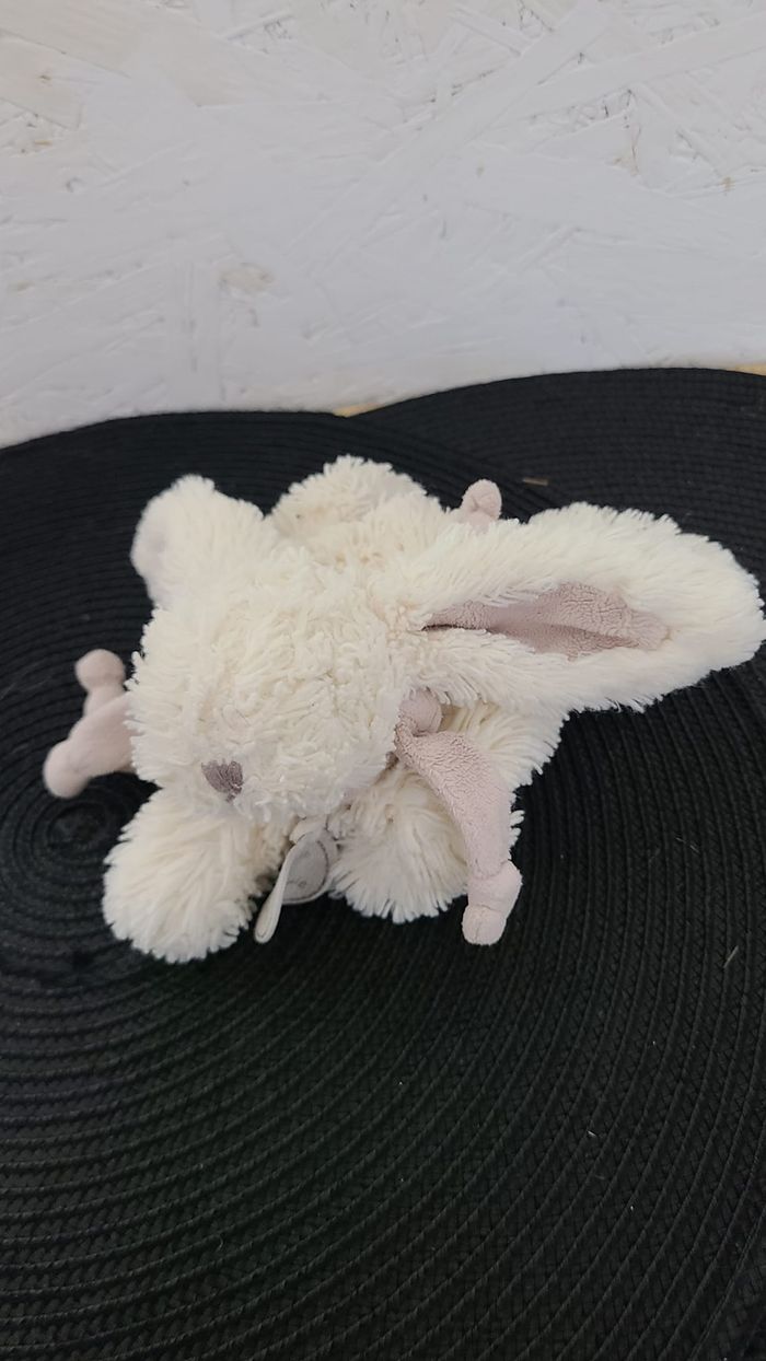 Doudou et compagnie lapin blanc rose Bonbon Avent - photo numéro 2
