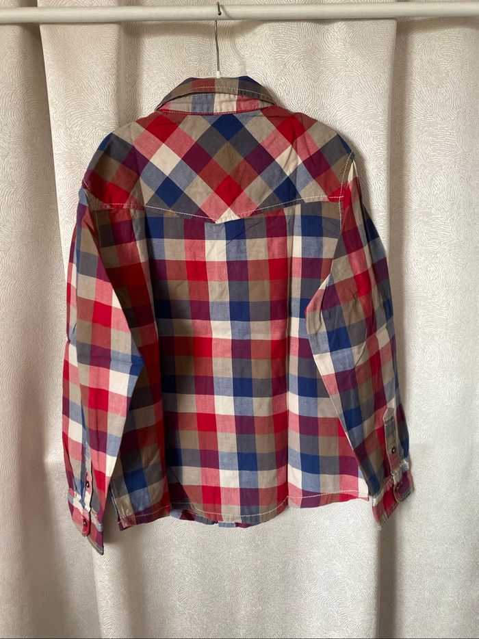 Chemise carreaux country 10 ans Okaidi - photo numéro 2