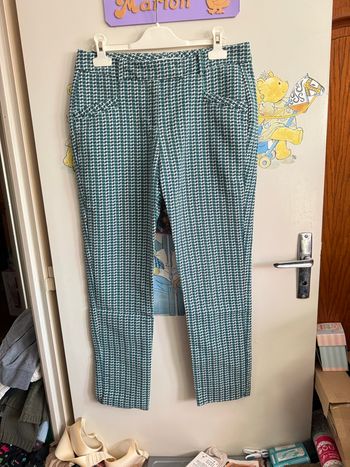 Pantalon à motifs, taille 38, marque Promod X Elise Chalmin