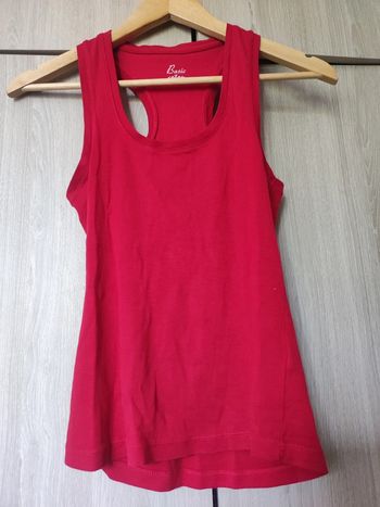 Debardeur rouge / Mim collection basic (t s)