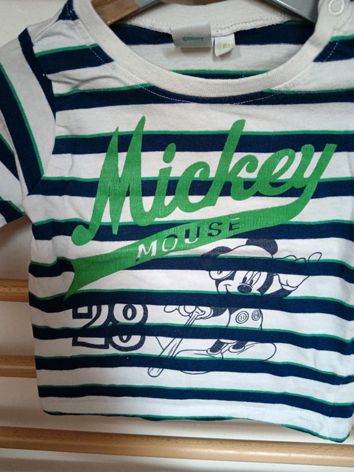 T-shirt manche longue disney baby mickey - photo numéro 2