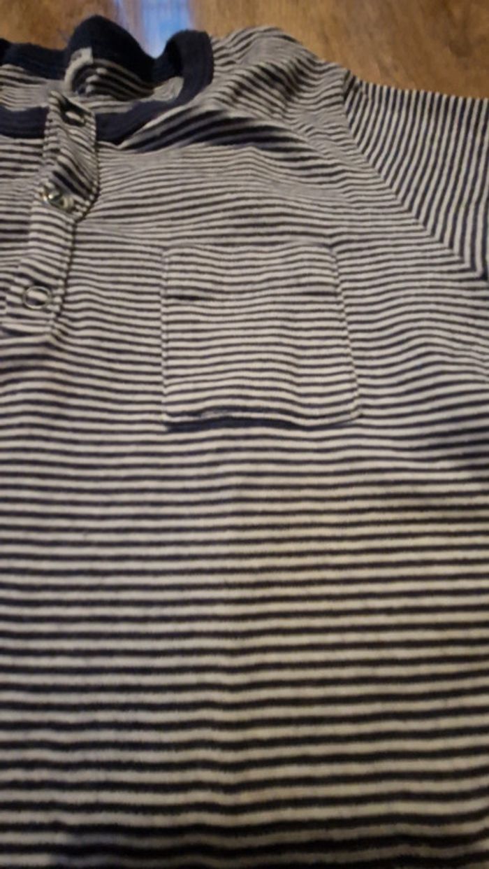 Tee shirt manche courte à rayure - photo numéro 3