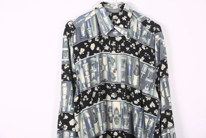 Chemise vintage 90's unisexe en viscose (#240102) - photo numéro 3