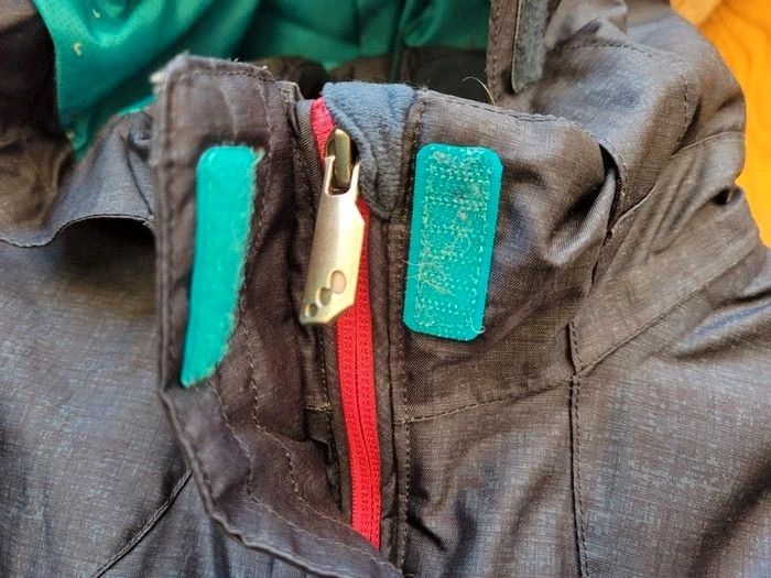 Anorak de ski chaud Lued'ze gris/bleu, à capuche, 8 ans,beau et fonctionnel - photo numéro 8