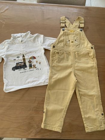 Salopette + sous pull